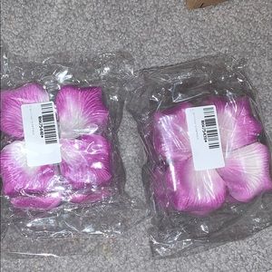 Purple flower pedals